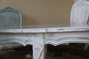 dining table detail close up paris gray