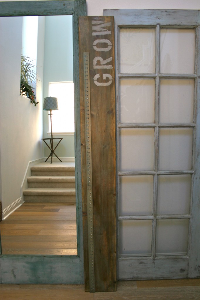 Restoration Hardware inspired height & wood growth chart (5)