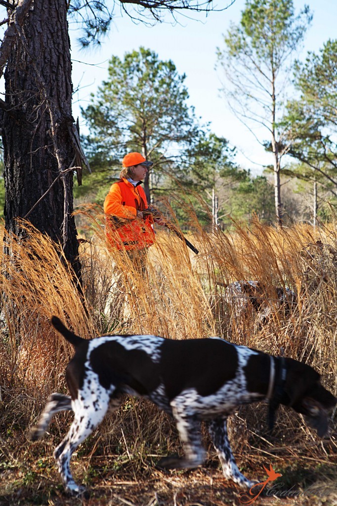 hunter with hunting dog