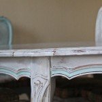 dining table detail close up paris gray