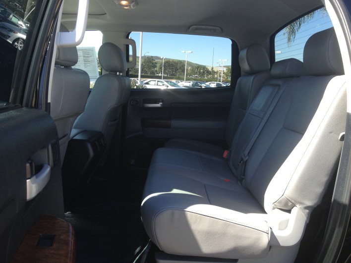 2013 toyota tundra crew cab platinum back seat