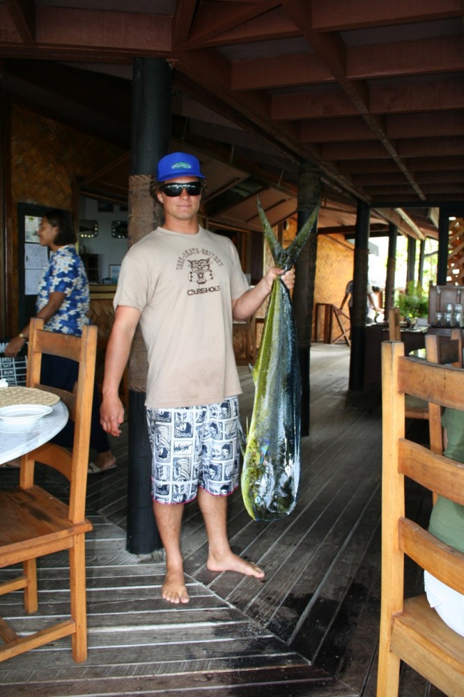 fresh fish caught every day in namotu fiji