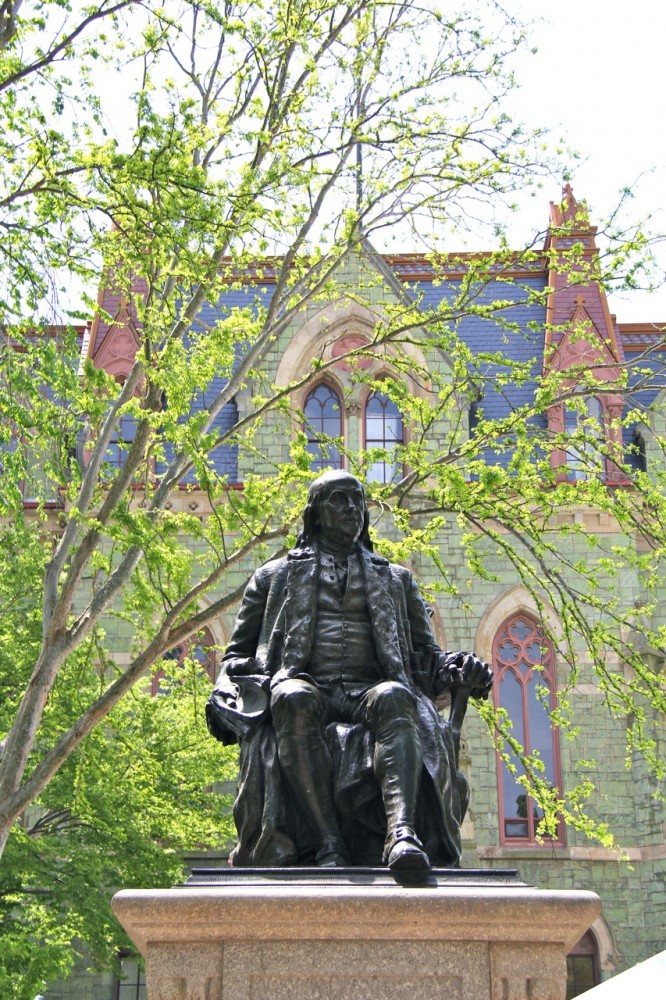 Ben Franklin statue at U Penn