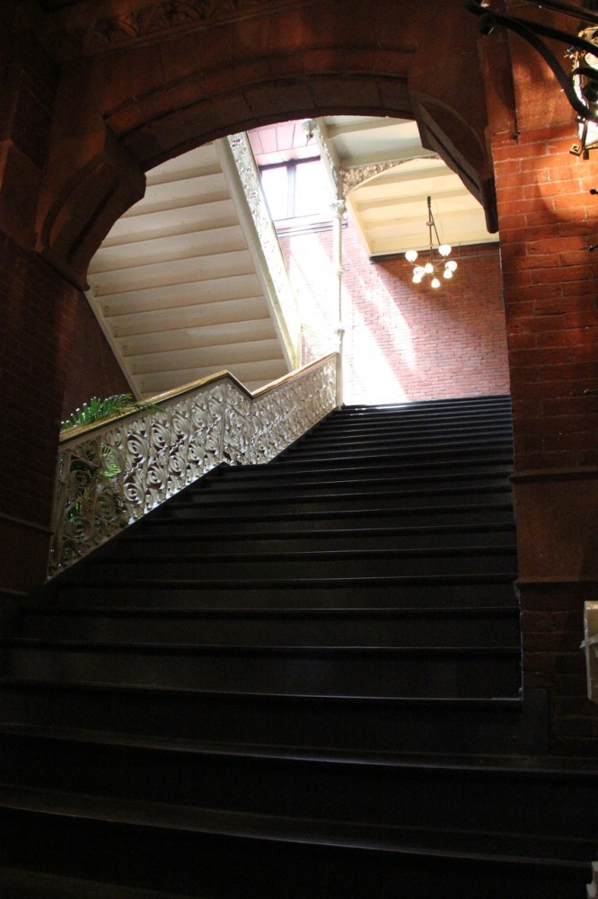 Furness Library at U Penn stairwell