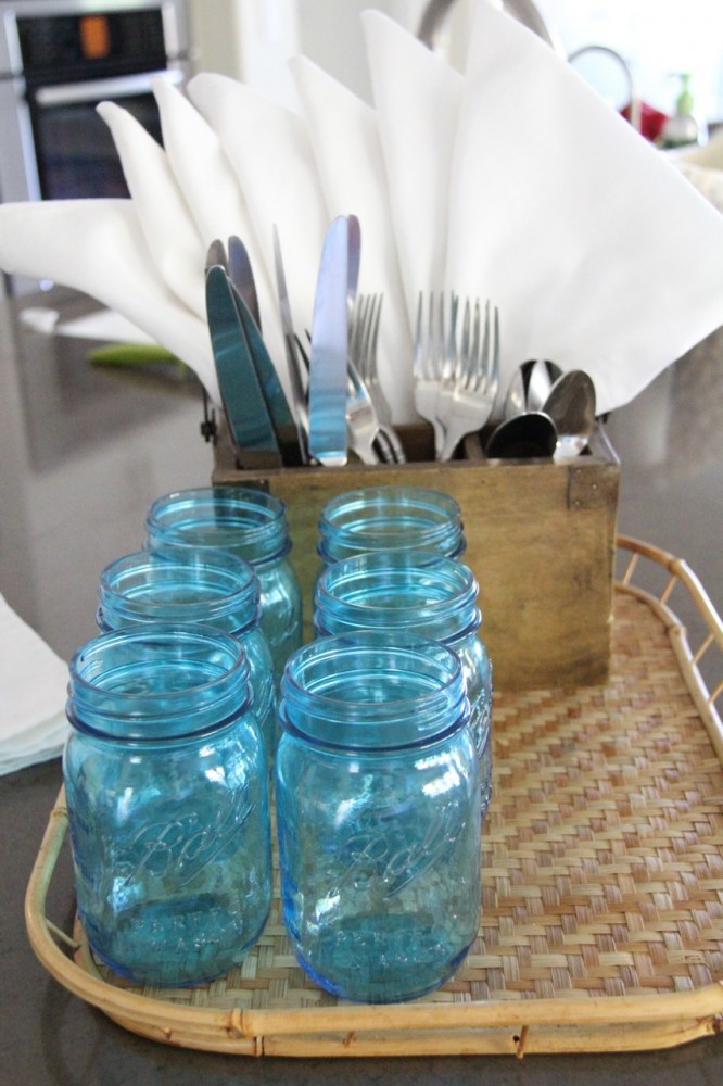 60th anniversary edition blue Ball canning jars