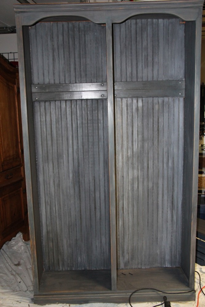 Restoration Hardware mud room locker knock-off