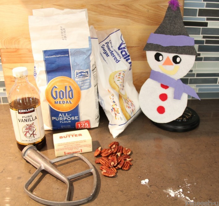 snowball cookie ingredients