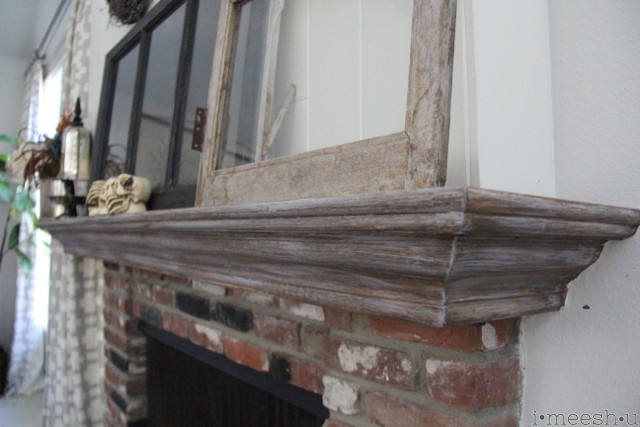 weathered-wood-fireplace-mantle