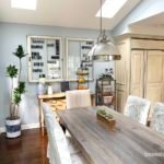 custom rustic midcentury dining table